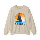 Oregon Sweatshirt - Sailboat Oregon Crewneck Sweatshirt-2