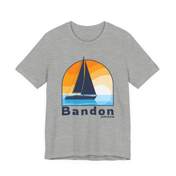 Bandon, Oregon T Shirt - Sailboat Tee