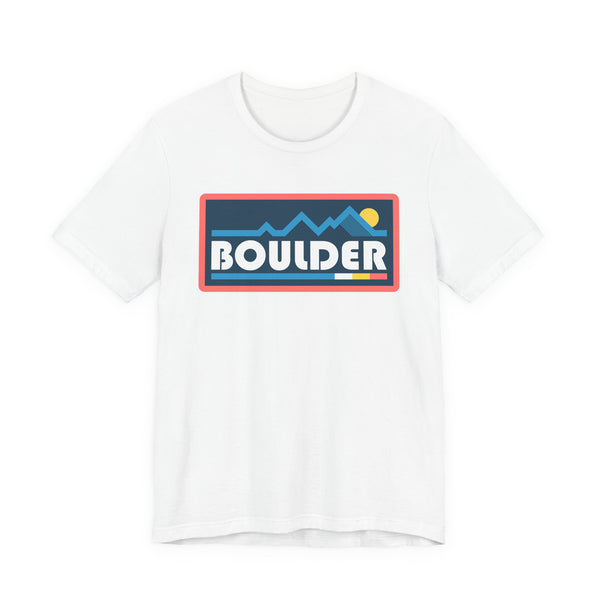 Boulder, Colorado T Shirt - Retro Graphic Tee