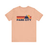 Retro Park City, Utah T-shirt, Mountain Tee, Vintage Park City Unisex Jersey Shirt, Outdoor Hiking Apparel