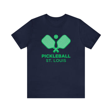 Buy navy St. Louis, Missouri Pickleball T-Shirt - Unisex St. Louis Shirt
