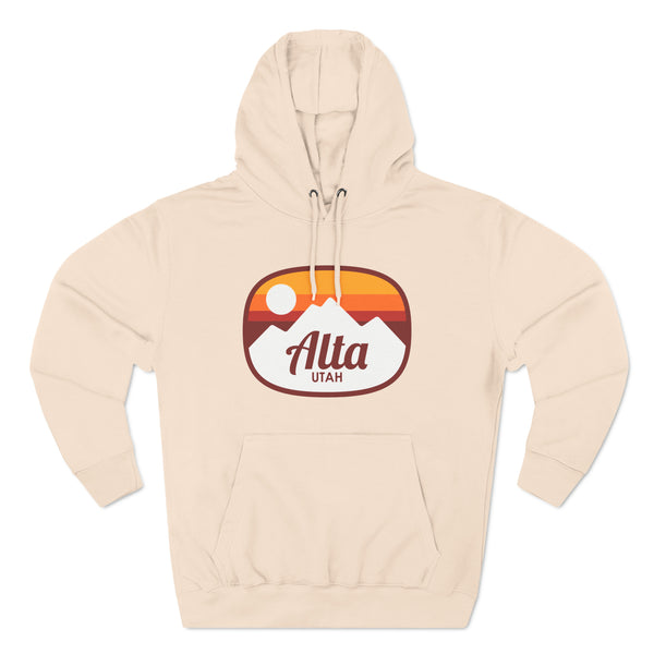 Premium Alta, Utah Hoodie - Retro Unisex Alta Sweatshirt