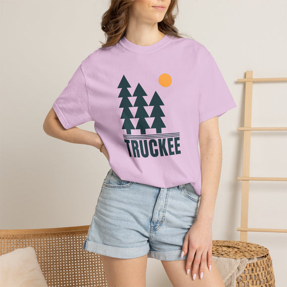 Truckee, California T-Shirt, Comfort Colors 100% Cotton Trees Tee