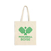 Boise, Idaho Cotton Canvas Pickleball Boise Tote Bag