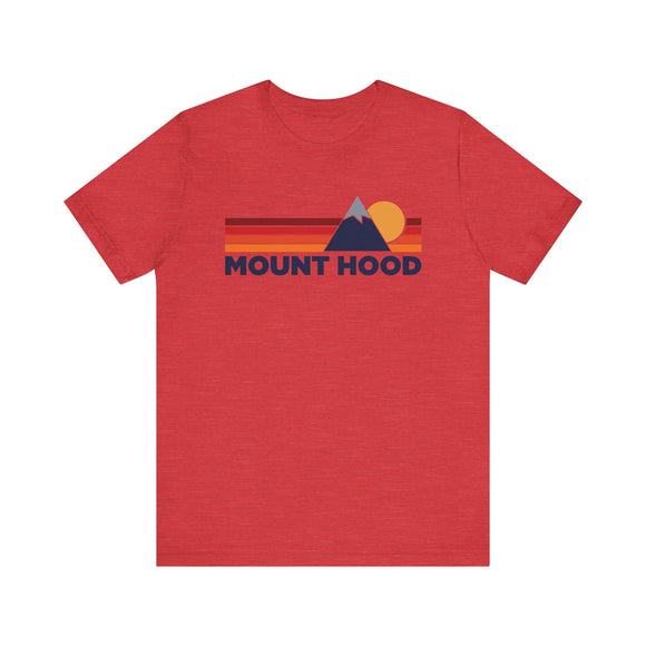 Retro Mount Hood T-shirt, Mountain Tee, Vintage Mount Hood Unisex Jersey Shirt, Outdoor Hiking Apparel