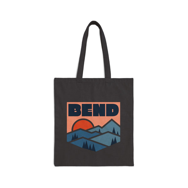 Bend, Oregon Cotton Canvas Tote Bag - 15