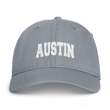 Buy granite Austin, Texas Washed Baseball Cap - Vintage Coastal Comfort Colors