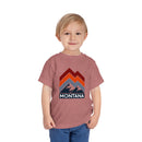 Montana Toddler T-Shirt - Retro Palm Tree Unisex Toddler Montana Shirt-7