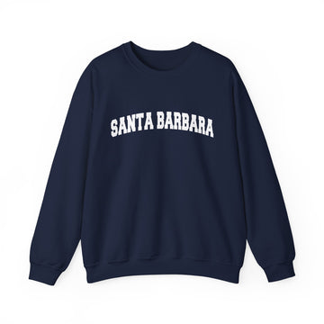 Buy navy Santa Barbara, California Sweatshirt - Unisex Graphic Crewneck