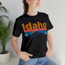 Idaho T-Shirt - Mountain Sunset Unisex Idaho Shirt-5