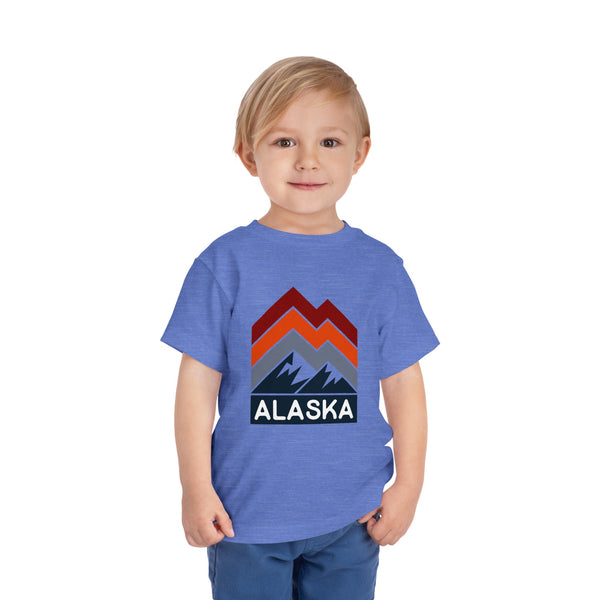 Alaska Toddler T-Shirt - Retro Palm Tree Unisex Toddler Alaska Shirt