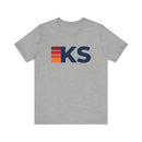 Kansas Retro Stripes T-Shirt | Kansas State Tee-5