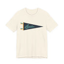Acadia National Park Pennant T-Shirt — Vintage Camp Flag Tee-1