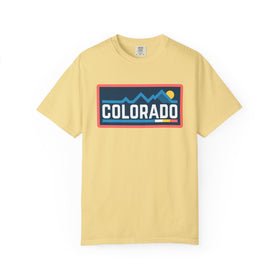 Buy butter Colorado Graphic Tee, Comfort Colors Retro Mountain Unisex T shirt
