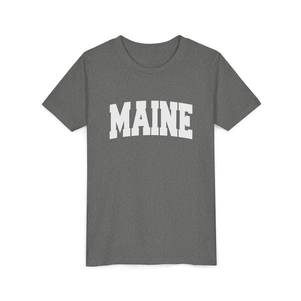 Maine Youth Graphic Tee - Kids T Shirt