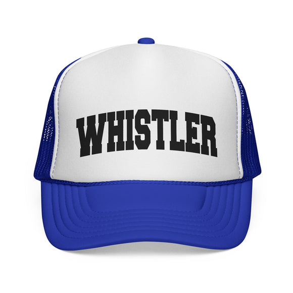 Whistler, Canada Collegiate Style Trucker Hat