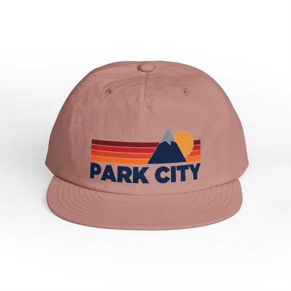 Park City, Utah Mountain Surf Cap | Retro Light Weight Cap