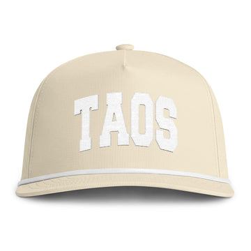 Buy ivory Taos, New Mexico Embroidered Rope Hat - Vintage Sunwashed Rope Cap, Comfort Colors