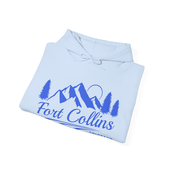 Fort Collins, Colorado Hoodie - Unisex Mountain Fort Collins Hoodie Sweatshirt