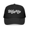 Kids Delaware Trucker Hat - Youth Snapback Cap on white background
