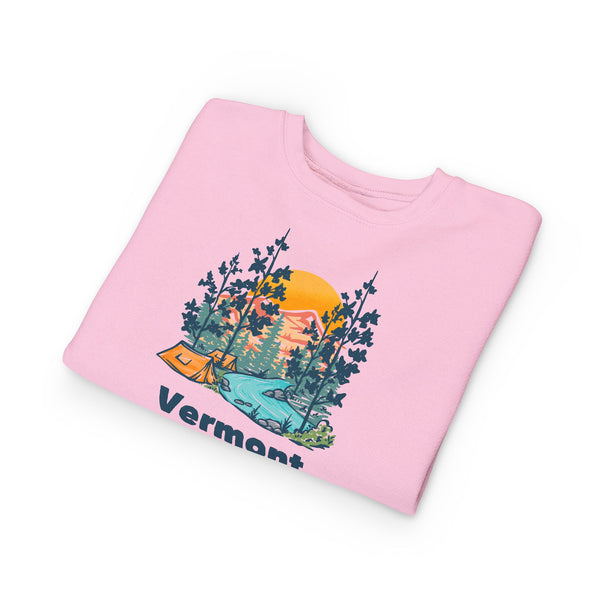 Vermont Toddler Sweatshirt - Vermont Toddler Crewneck Sweatshirt