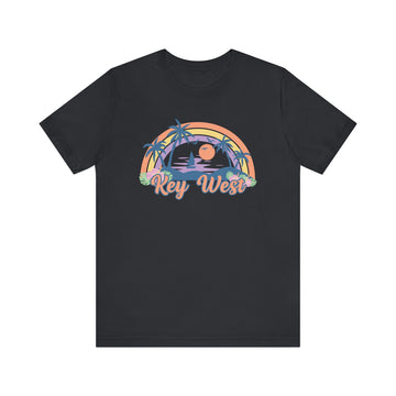 Buy vintage-black Key West, Florida T-Shirt - Retro Beach Unisex Key West Shirt