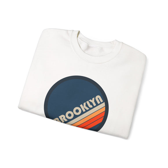 Brooklyn, New York Sweatshirt - Retro Graphic Crewneck