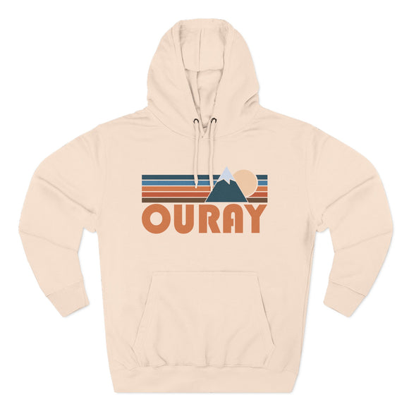 Ouray, Colorado Hoodie - Retro Mountain Unisex Sweatshirt