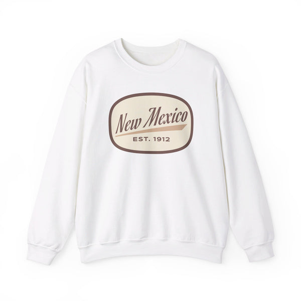 New Mexico Sweatshirt - Unisex Retro New Mexico Crewneck Sweatshirt