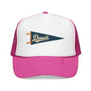 Denali National Park Pennant Trucker Hat — Vintage Foam Mesh Cap-5