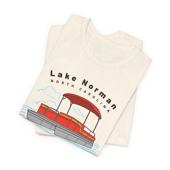 Lake Norman, North Carolina T Shirt - Pontoon Boat Tee