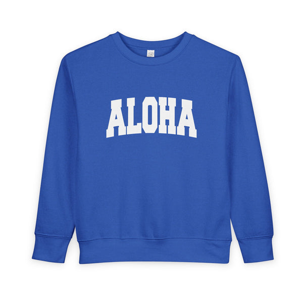 Aloha Toddler Sweatshirt - Aloha Toddler Crewneck Sweatshirt