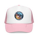 Killington, Vermont Retro Ski Lift Mountain Foam Trucker Hat-2