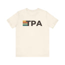 Tampa, Florida tee - TPA t shirt retro stripes-1