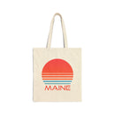 Maine Cotton Canvas Maine Tote Bag - Retro 80s-1