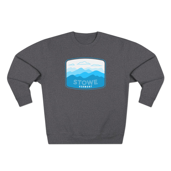 Premium Stowe, Vermont Sweatshirt Unisex Crewneck, Premium Sweatshirt, Crewneck Jumper, Ski Resort Apparel