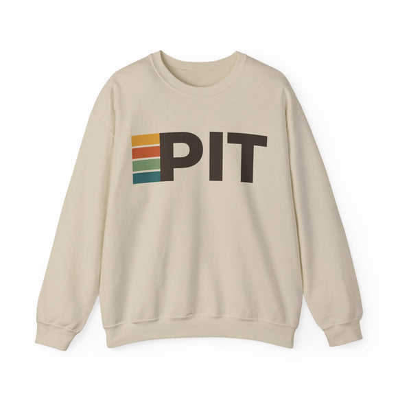 Pittsburgh, Pennsylvania PIT Retro Stripe Sweatshirt