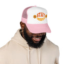 Stay Groovy Trucker Hat Boho-12