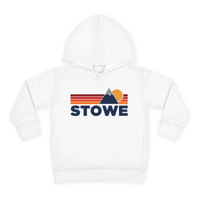 Stowe, Vermont Toddler Hoodie - Unisex Mountain Stowe Pullover Sweatshirt, Kids Hooded Jumper, Vermont Souvenir