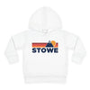 Stowe, Vermont Toddler Hoodie - Unisex Mountain Stowe Pullover Sweatshirt, Kids Hooded Jumper, Vermont Souvenir