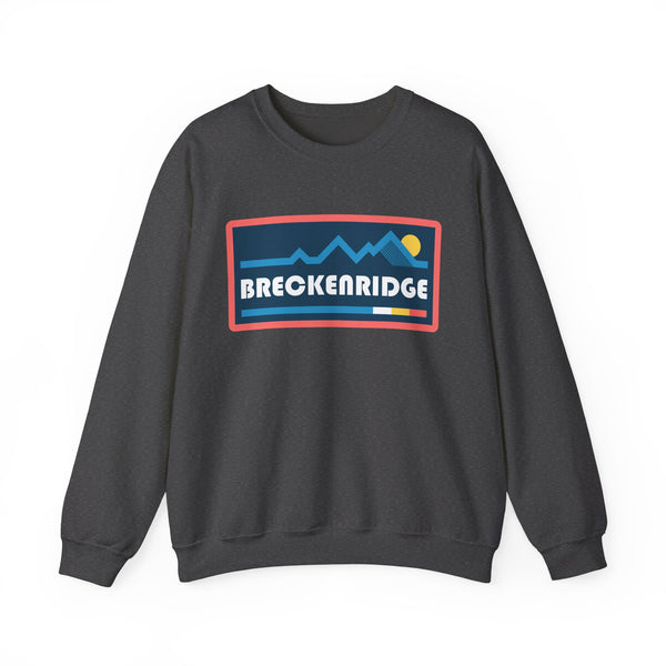 Breckenridge, Colorado Sweatshirt - Mountain Graphic Crewneck