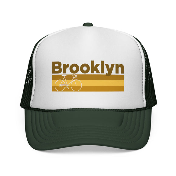 Brooklyn New York Trucker Cap - Retro Bike