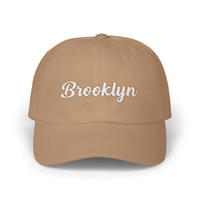 Buy khaki Brooklyn, New York Dad Hat - Embroidered Brooklyn Classic Dad Cap