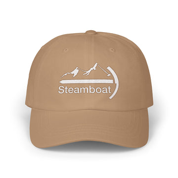 Buy khaki Steamboat, Colorado Dad Hat - Embroidered Steamboat Classic Dad Cap