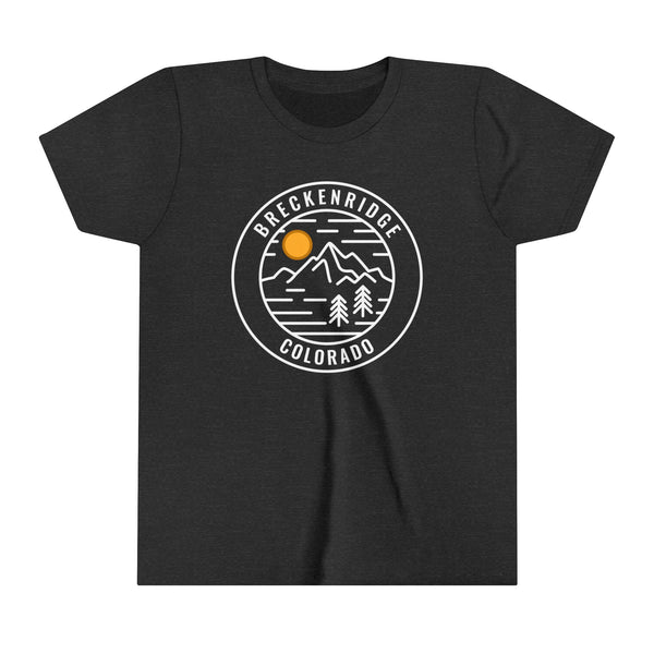 Breckenridge, Colorado Youth Shirt - Retro Mountain Breckenridge Kid's T-Shirt