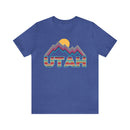 Utah T Shirt Retro Mountain - Unisex Utah Shirt-6