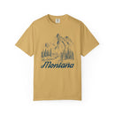 Montana Graphic Tee - Mountain Illustration Montana T Shirt-2