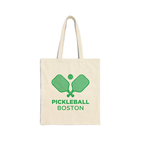 Boston, Massachusetts Cotton Canvas Pickleball Boston Tote Bag
