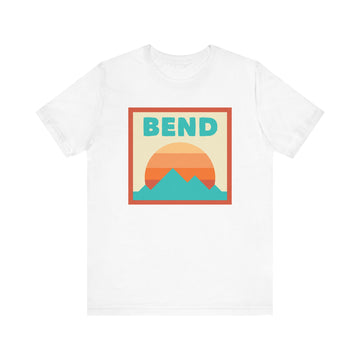 Retro Bend, Oregon T-Shirt, Mountain Sun Tee, Unisex Graphic Shirt, Vintage Bend, Oregon Top, Outdoor Adventure Clothing