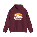 Telluride, Colorado Hoodie - Retro Ombre Unisex Telluride Hoodie Sweatshirt-2